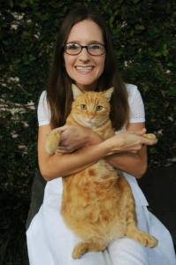 Franco inspired the big beautiful orange cat in The Little Mouse Santi
