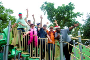 The New Orleans-based jazz band the Swing Setters play kids music!