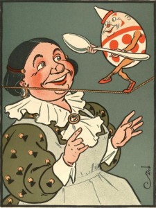 W. W. Denslow's illustration of Humpty Dumpty