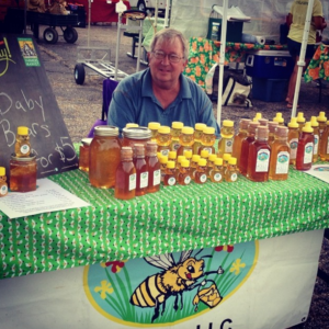 Dan Hobgood, beekeeper at Bee-Goods, a Louisiana based company.
