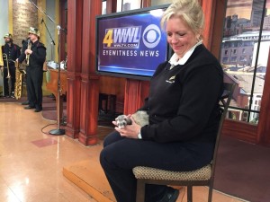 Seriously, it's a small world. Dave (@aquarium_dave on Twitter) never expected to run into two of his co-workers from the Audubon Nature Institute: Brenda and Emmy, the ferret.