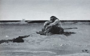 Marooned: this was originally published in Pyle, Howard (August–September 1887). "Buccaneers and Marooners of the Spanish Main". Harper's Magazine.