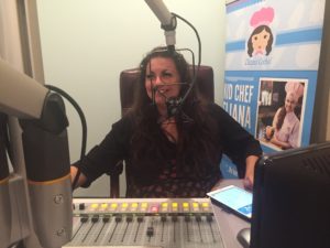 Dianne at the radio station