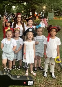 Katy and the kids. We make Louisiana kids music — for all ages!